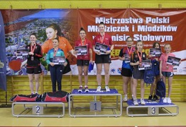 zawodniczki na podium na Mistrzostwach Polski (photo)