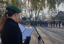 uroczystość przy pomniku hm. Łukomskiego (photo)