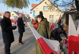 uroczystość przy pomniku hm. Łukomskiego (photo)