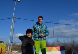 medaliści na podium (photo)