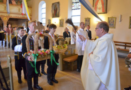 Msza św. w kościele w Starym Bojanowie (photo)