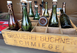 zabytkowe butelki z browaru w Śmiglu (photo)