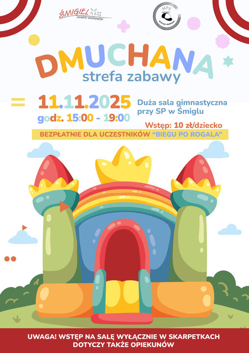 plakat: strefa dmuchańców