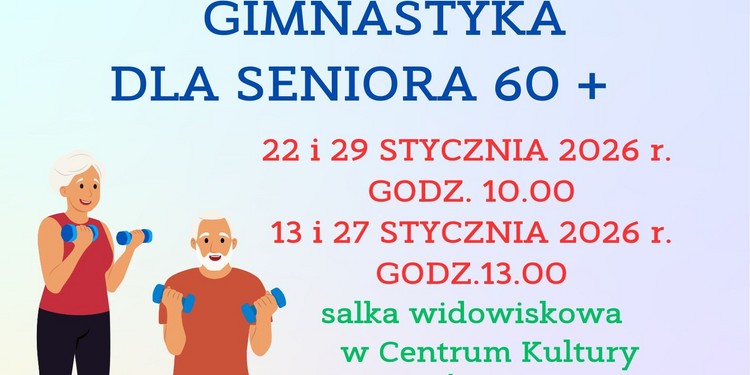 Gimnastyka dla seniora 60+, styczeń 2026