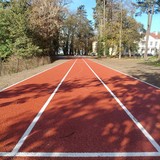 W Bronikowie zakończyła się budowa bieżni oraz skoczni do skoku w dal